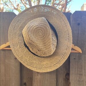 Banana Republic Open Straw Fedora